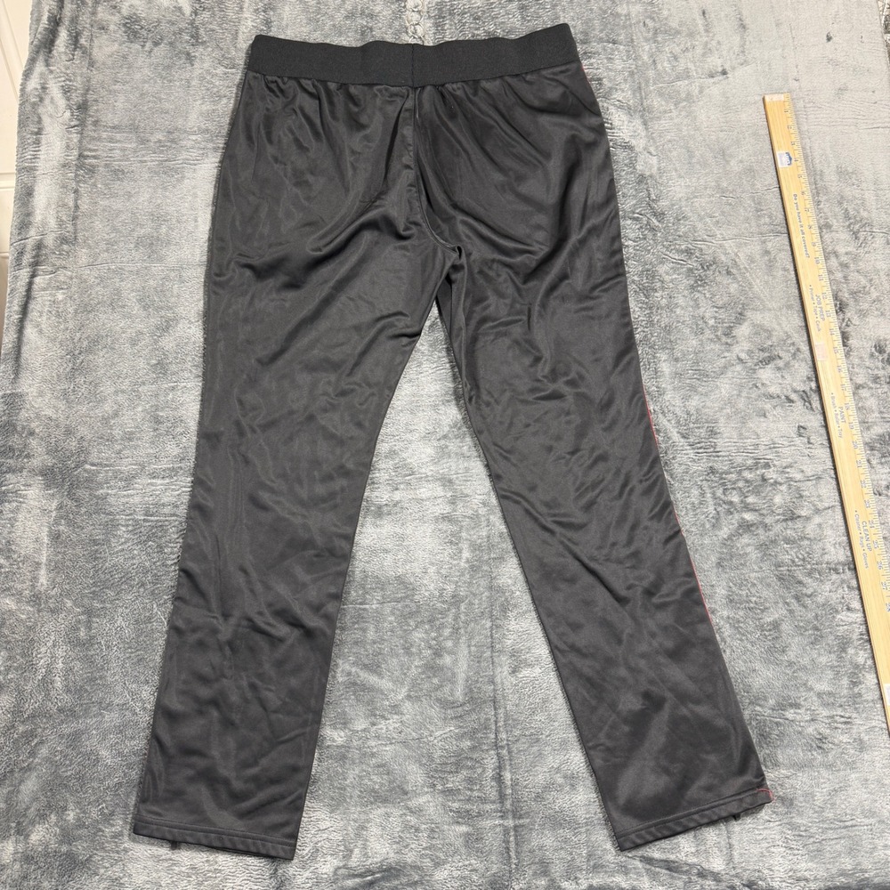 FILA Track Pants Womens XL Black Logo Tape Ankle Zip Sportswear - Picture 8 of 12